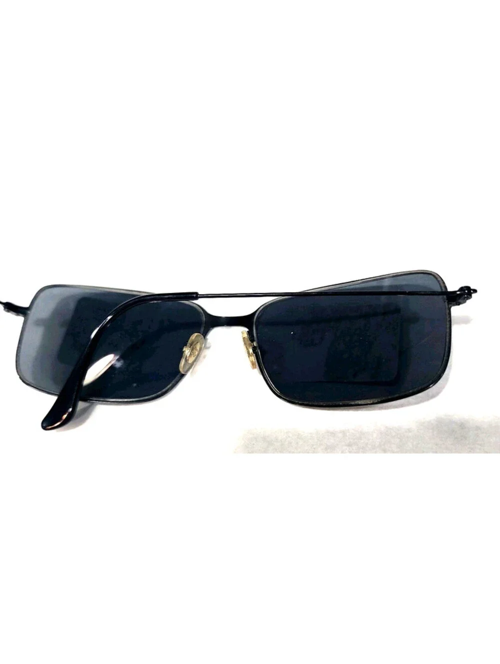 Ray Ban RB3514 153/71 Black Metal Square Sunglasses Frame 58-17
